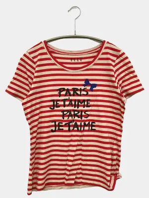 ELLE/エル/Tシャツ/カットソー/トップス/レッド/38