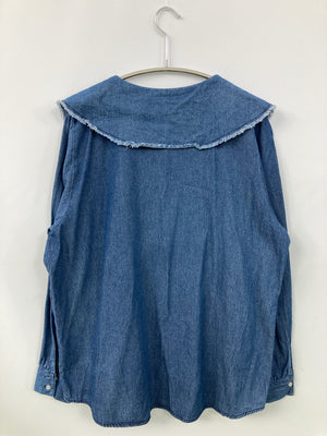 back number/バックナンバー/シャツ/ブラウス/トップス/ブルー/L