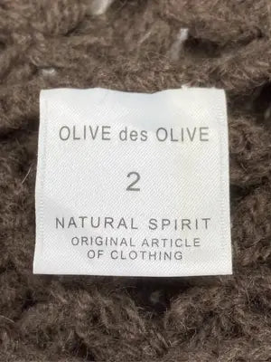 OLIVE des OLIVE/オリーブデオリーブ/ニット/セーター/トップス/ブラウン/2