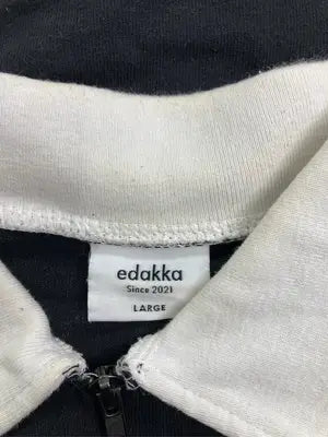 edakka/Tシャツ/カットソー/トップス/ブラック/LARGE