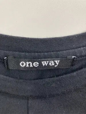 One Way/ワンウェイ/Tシャツ/カットソー/トップス/ブラック/F