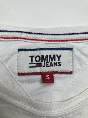 TOMMY JEANS/トミージーンズ/Tシャツ/カットソー/トップス/ホワイト/S