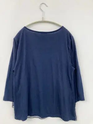persodea/Tシャツ/カットソー/トップス/ネイビー/LL