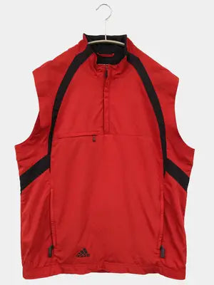 adidas/アディダス/ノーカラージャケット/ジャケット/アウター/レッド/L/G