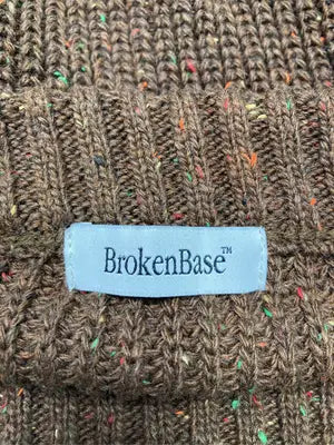 BROKEN BASE/ブロークンベース/ニット/セーター/トップス/ブラウン/L