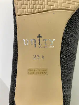 unity/パンプス/シューズ/ブラック/23.5