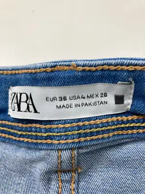 ZARA/ザラ/デニムパンツ/パンツ/ブルー/USA 4
