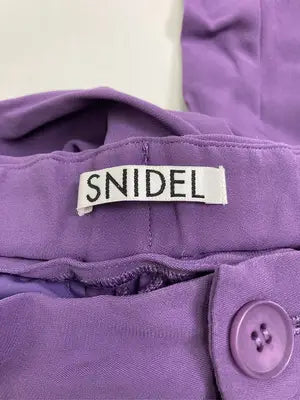 SNIDEL/スナイデル/スラックス/パンツ/パープル/0