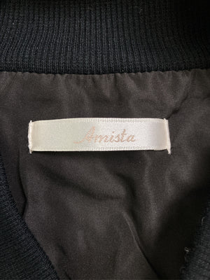 Amista/アミスタ/ブルゾン/ジャケット/アウター/ブラック/M