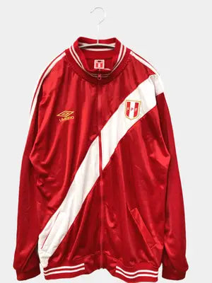 UMBRO/アンブロ/ジャージ/トラックジャケット/トップス/レッド/XL