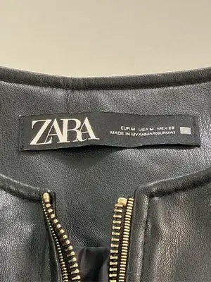 ZARA/ザラ/レザージャケット/ジャケット/アウター/ブラック/M