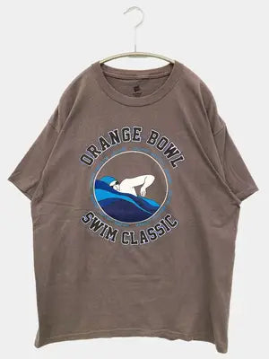 Hanes/ヘインズ/Tシャツ/カットソー/トップス/ブラウン/L