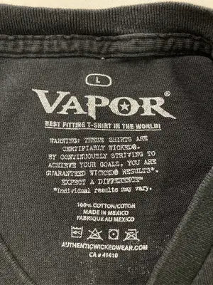 VAPOR/Tシャツ/カットソー/トップス/ブラック/L