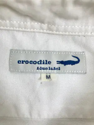 Crocodile/クロコダイル/ビジネスシャツ/トップス/ホワイト/M