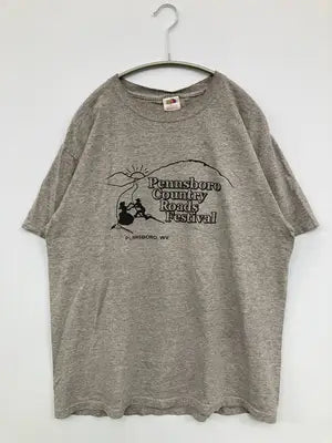 FRUIT OF THE LOOM/フルーツオブザルーム/Tシャツ/カットソー/トップス/グレー/L