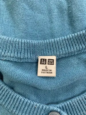 UNIQLO/ユニクロ/カーディガン/ボレロ/トップス/ブルー/L