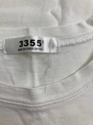 3355/Tシャツ/カットソー/トップス/ホワイト