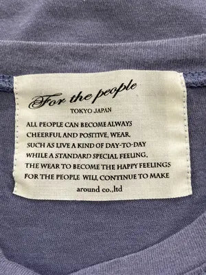 CFR FOR THE PEOPLE/Tシャツ/カットソー/トップス/パープル