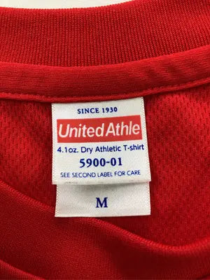 United Athle/ユナイテッドアスレ/Tシャツ/カットソー/トップス/レッド/M
