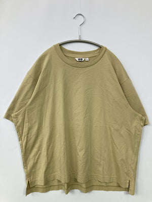 UNIQLO U/ユニクロユー/Tシャツ/カットソー/トップス/ベージュ/XL