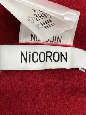 NICORON/ニコロン/ハンチング/ベレー帽/帽子/レッド/F
