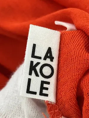 LAKOLE/ラコレ/Tシャツ/カットソー/トップス/オレンジ/F