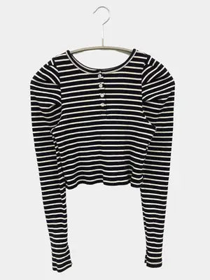 M line/エムライン/Tシャツ/カットソー/トップス/ブラック/F