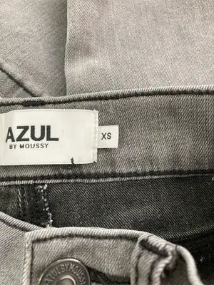 AZUL by MOUSSY/アズールバイマウジー/デニムパンツ/パンツ/グレー/XS