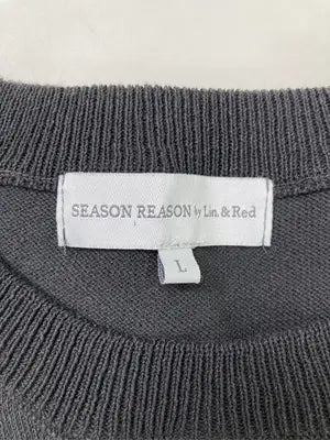SEASON REASON by Lin.&Red/シーズンリーズンバイリンアンドレッド/Tシャツ/カットソー/トップス/グレー/L