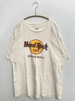 Hard Rock CAFE/ハードロックカフェ/Tシャツ/カットソー/トップス/ホワイト/LARGE