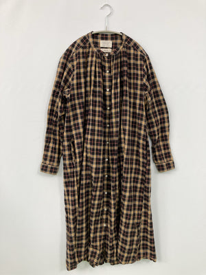 Shuttle Notes/シャトルノーツ/シャツワンピース/ワンピース/ドレス/イエロー/LL