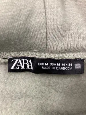 ZARA/ザラ/パーカー/トップス/グリーン/USA M