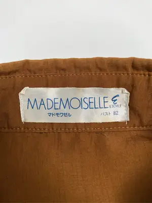 MADEMOISELLE/シャツ/ブラウス/トップス/ブラウン/79~87