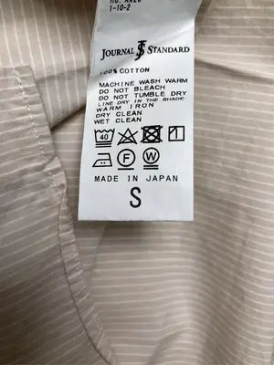 JOURNAL STANDARD/ジャーナルスタンダード/シャツ/ブラウス/トップス/ベージュ/S
