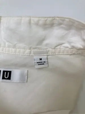 UNIQLO U/ユニクロユー/シャツ/ブラウス/トップス/ホワイト/M