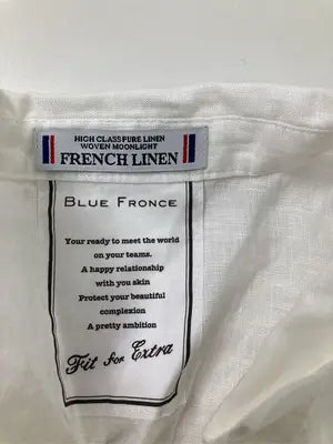 FRENCH LINEN/フレンチリネン/シャツ/ブラウス/トップス/ホワイト/38