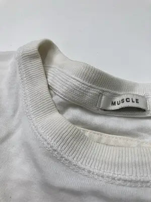 MUSCLE/マッスル/Tシャツ/カットソー/トップス/ホワイト