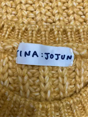 TINA:JOJUN/ティーナジョジュン/ニット/セーター/トップス/イエロー/M