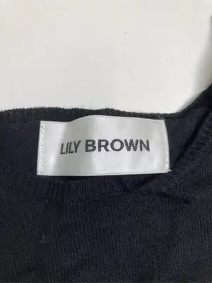 Lily brown/リリーブラウン/その他トップス/トップス/ブラック/ONE SIZE