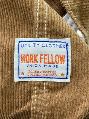 WORK FELLOW/つなぎ/オールインワン/オールインワン・サロペット/ブラウン/M