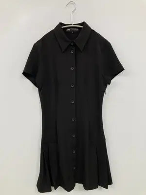 ZARA/ザラ/シャツワンピース/ワンピース/ドレス/ブラック/EUR XS