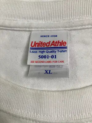 United Athle/ユナイテッドアスレ/Tシャツ/カットソー/トップス/ホワイト/XL
