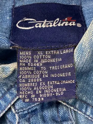 Catalina/シャツ/ブラウス/トップス/ブルー/XL