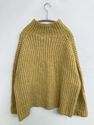 AZUL/アズール/ニット/セーター/トップス/イエロー/M