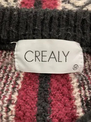 CREALY/ニット/セーター/トップス/レッド/M
