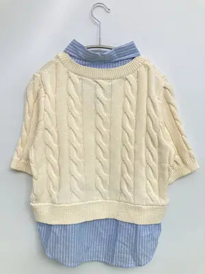 ZARA/ザラ/ニット/セーター/トップス/アイボリー/EUR S