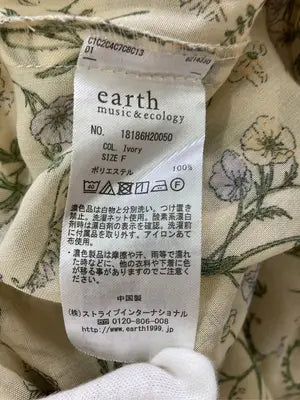 earth music&ecology/アースミュージックアンドエコロジー/ワンピース/ワンピース/ドレス/アイボリー/F