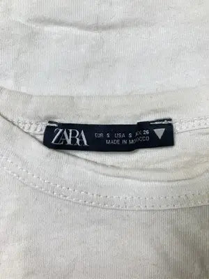 ZARA/ザラ/Tシャツ/カットソー/トップス/ホワイト/EUR S