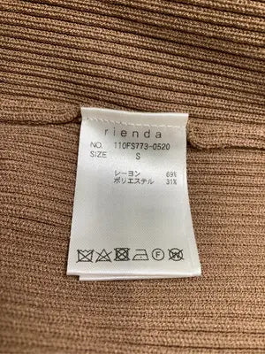 rienda/リエンダ/ワンピース/ワンピース/ドレス/ブラウン/S