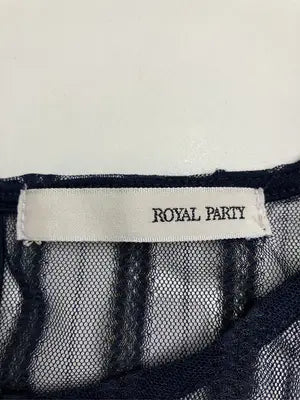 ROYAL PARTY/ロイヤルパーティー/ノースリーブ/トップス/ネイビー/F